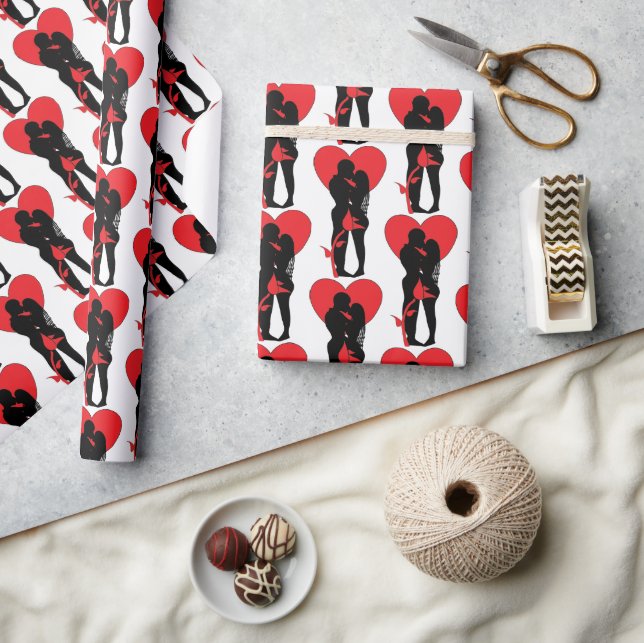 KISS TRYST WRAPPING PAPER (Crafts)