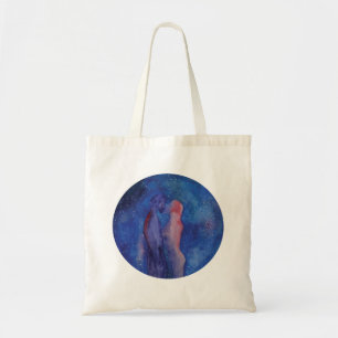 Kiss Watercolor Art Budget Tote