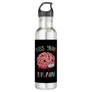 Kiss Your Brain Teacher 710 Ml Water Bottle