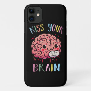 Kiss Your Brain Teacher Case-Mate iPhone Case
