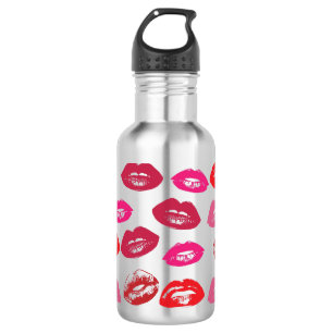 Kissable Lips (Kissing Lips, Red & Pink Lipstick) 532 Ml Water Bottle