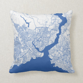 Kissen Istanbul Urban Pattern BLAU Cushion