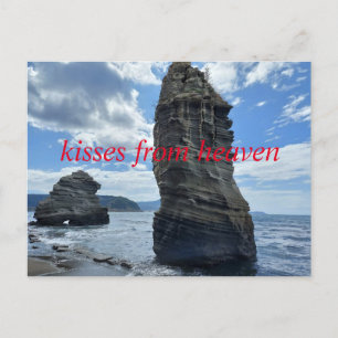 kisses from heaven postcard