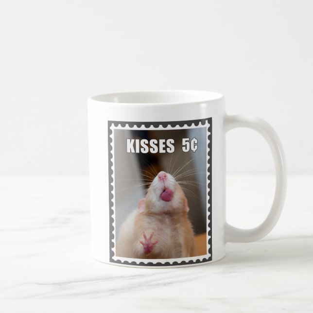 Kisses from Marty Postage Stamp COFFEE MUG (Right)