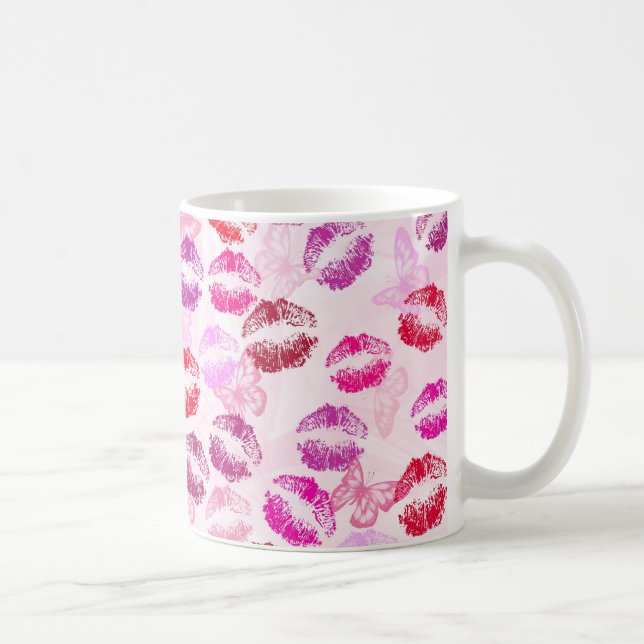 Kisses With Wings Coffee Mug (Right)
