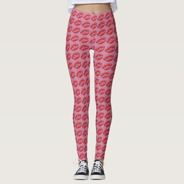 Kisses Women's Leggings (Front)