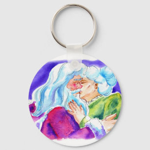 Kissin' Clauses Key Ring