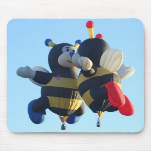 Kissing Bees Mouse Pad