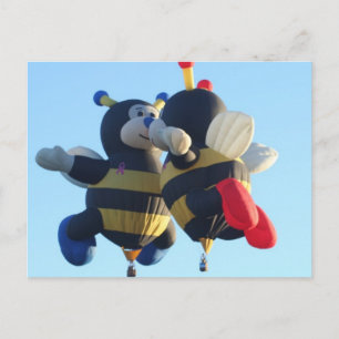 Kissing Bees Postcard