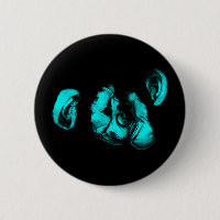 kissing chimps : neon turquoise