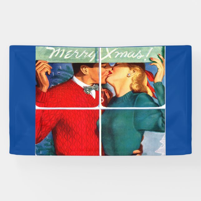 Kissing Christmas Banner (Horizontal)
