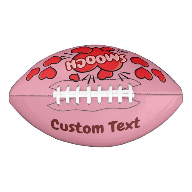 Kissing Comic Sound Effect Football (Front)