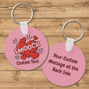 Kissing Comic Sound Effect Keychain