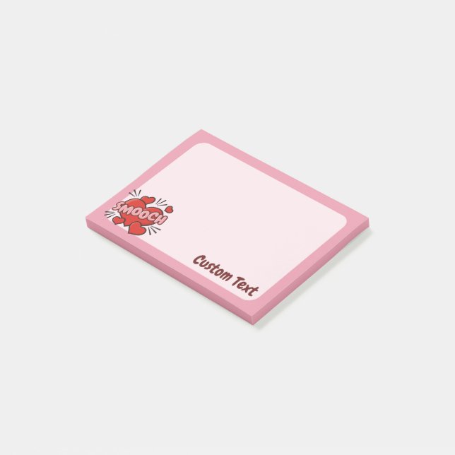 Kissing Comic Sound Effect Post-it Notes (Angled)