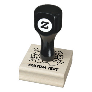 Kissing Comic Sound Effect Rubber Stamp