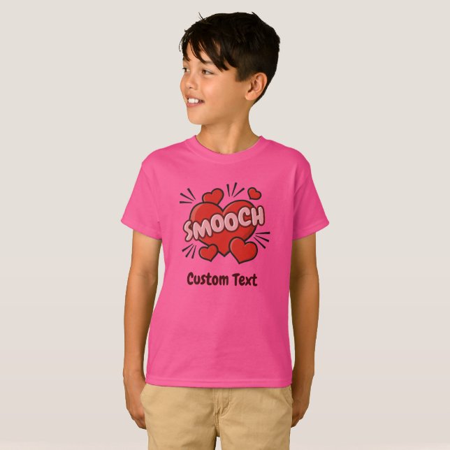 Kissing Comic Sound Effect T-Shirt (Front Full)