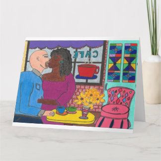 Kissing Couple Card