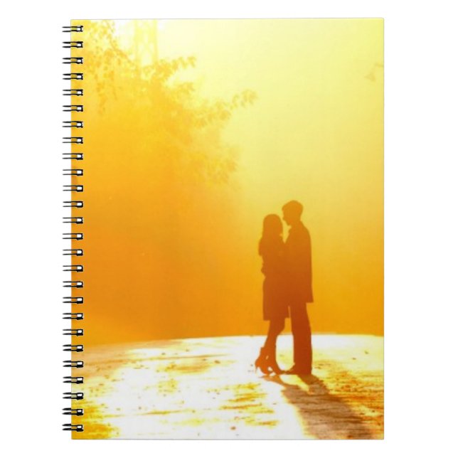 Kissing Couple in the Sunlight Notebook (Front)