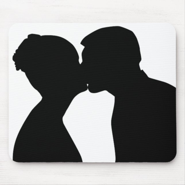 KISSING COUPLE MOUSE PAD (Front)