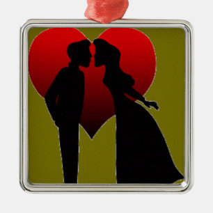 KISSING COUPLE ORNAMENT