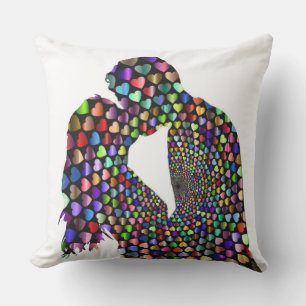 KISSING COUPLE OUTDOOR CUSHION