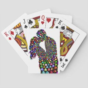 KISSING COUPLE PLAYING CARDS
