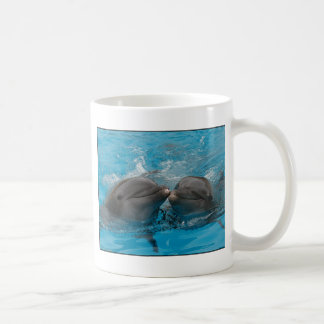 Kissing Dolphins Coffee Mug
