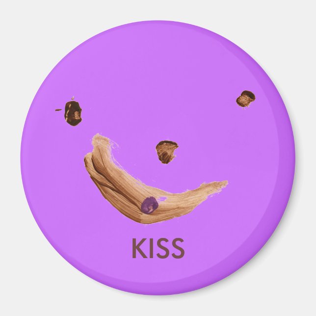 "Kissing Face" Magnet by MAXarT (Front)