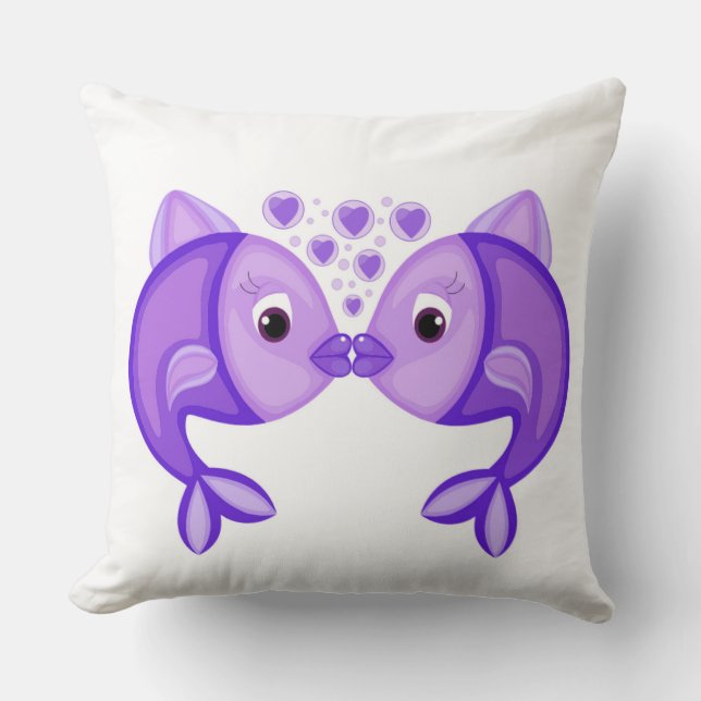 KISSING FISH CUSHION (Front)