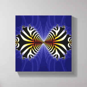 kissing Fish Design on Canvas Print