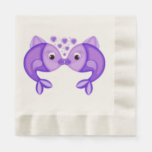 KISSING FISH NAPKIN