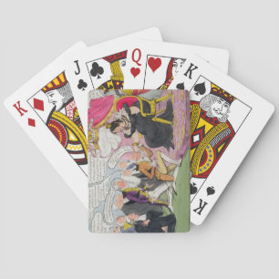 Kissing Hands, published 1827 (colour litho) Playing Cards