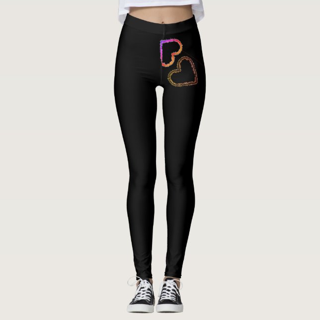 Kissing Hearts Leggings (Front)