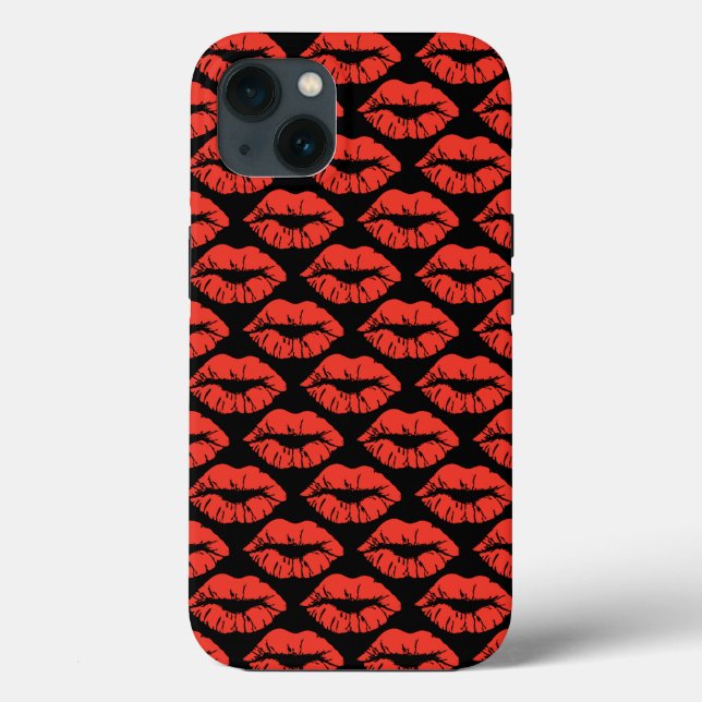 Kissing Lips Phone Case (Back)