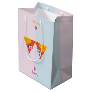 Kissing Nacho Valentines Medium Gift Bag