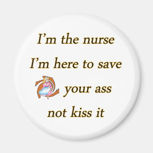 kissing nurse copy magnet