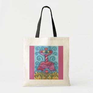 Kissing PINK FLAMINGO TOTE BAG *Customise