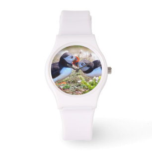 Kissing Puffins Watch
