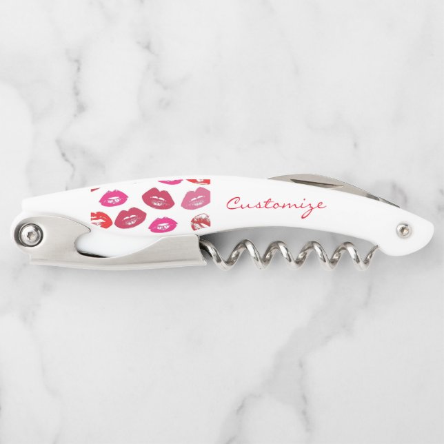 Kissing Red lips Thunder_Cove Corkscrew (Front)