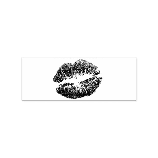 Kissing Red lips Thunder_Cove Rubber Stamp (Imprint)