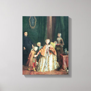 Kissing the Hand Canvas Print