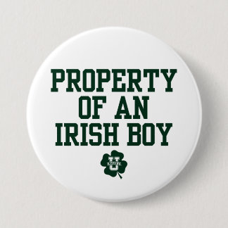 KissingU.com - PROPERTY OF AN IRISH BOY 7.5 Cm Round Badge