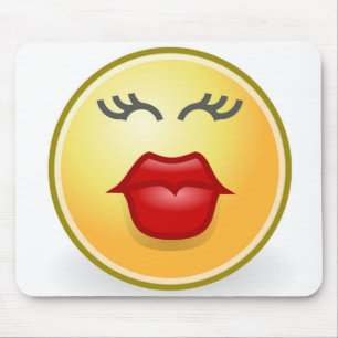 KISSY FACE MOUSE PAD