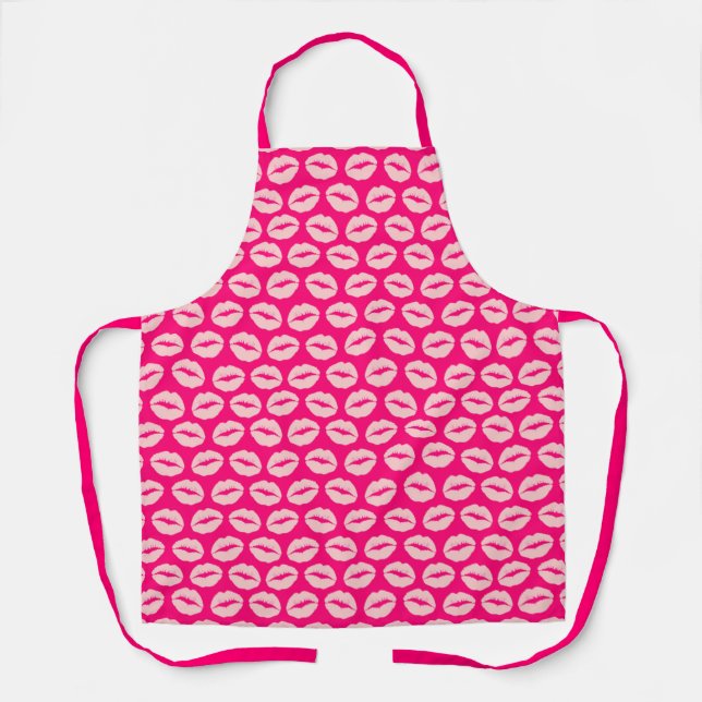 Kissy Lips Apron (Front)