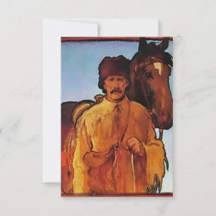“Kit Carson - Pathfinder” by Gerald Cassidy Thank You Card