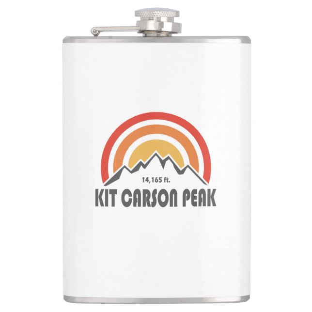Kit Carson Peak Hip Flask (Front)