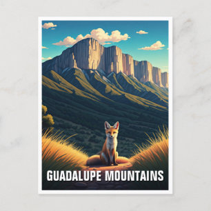 Kit Fox at Guadalupe Mountains National Park Postcard