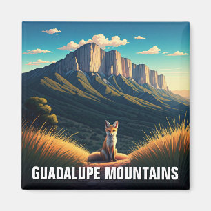 Kit Fox in Guadalupe Mountains National Park Magnet