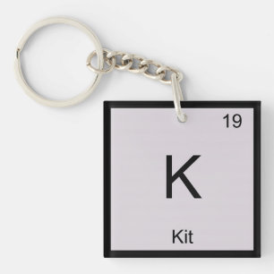 Kit Name Chemistry Element Periodic Table Key Ring