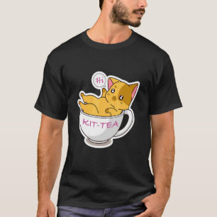 Kit Tea Cat Cute And Cat 5 T-Shirt